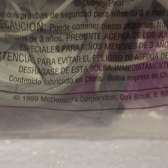 Vintage Black and White Toy Story Two Woody Marionette New in Package McDonalds - Picture 4 of 4